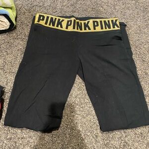 Victoria's Secret PINK Black yoga pants